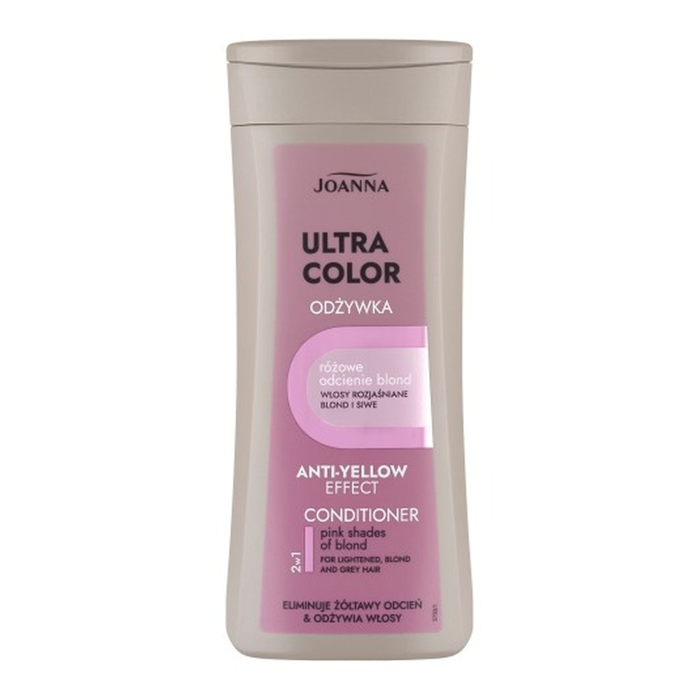 Joanna Ultra Colour Odżywka do Włosów Różowe Odcienie Blond 200g