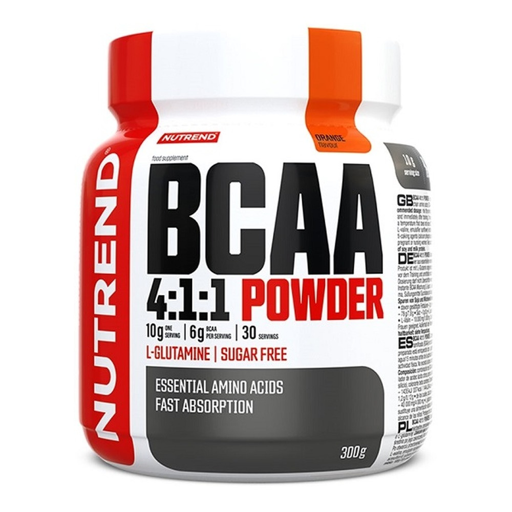 Nutrend BCAA 4:1:1 Powder Orange For Muscle Recovery 300g
