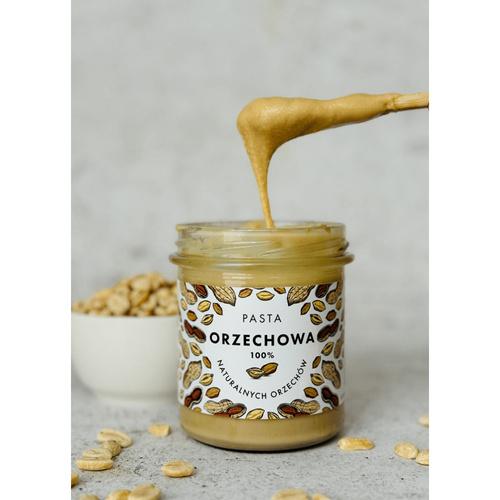 Młyn Kopytowa Skarby Młyna 100% Naturalna Pasta Orzechowa Arachidowa Masło Orzechowe 300g