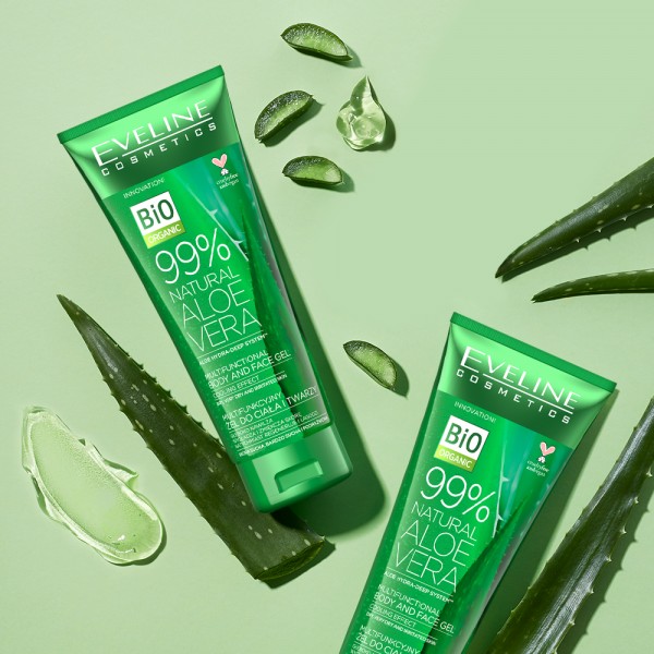 Eveline Aloe Vera Multifunctional Body and Face Aloe Gel 99% 250ml