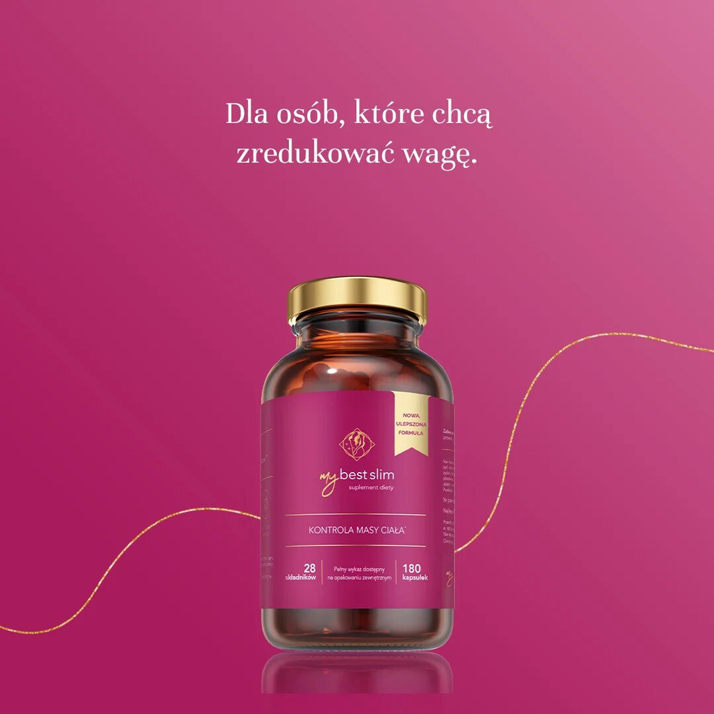 MyBestSlim Kontrola Masy Ciała 180 Kapsułek