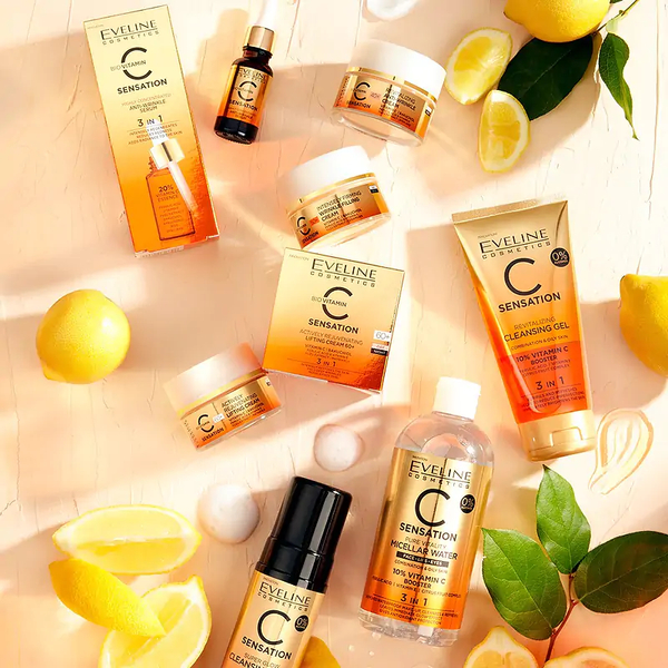 Eveline Vitamin C Sensation Intensively Firming Wrinkle Filling Cream for Day and Night 50+ 50ml