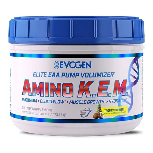 Evogen Amino K.E.M. EAA Aminokwasy EAA, Tropical Thunder 464g