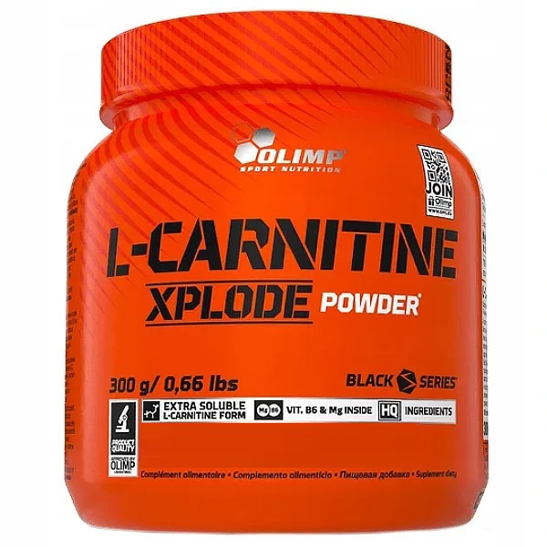 Olimp Nutrition L-Carnitine Xplode Powder Orange for Fat Metabolism and Energy 300g