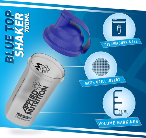 Shaker Applied Nutrition Clear & Blue 700ml