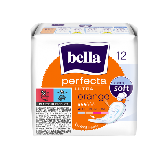 Bella Perfecta Ultra Orange Extra Soft Podpaski Higieniczne 12 Sztuk