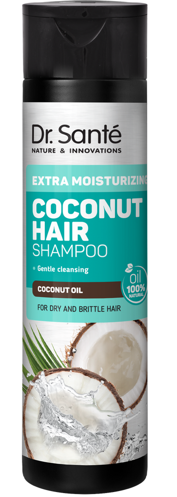 Dr. Sante Coconut Hair Shampoo with Coconut Oil for Dry and Brittle Hair 250ml