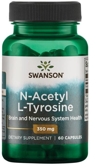 Swanson N-Acetyl L-Tyrosine 350mg 60 Kapsułek