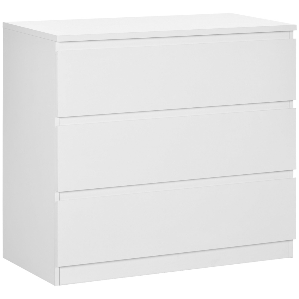 HOMCOM Chest of Three Drawers - White