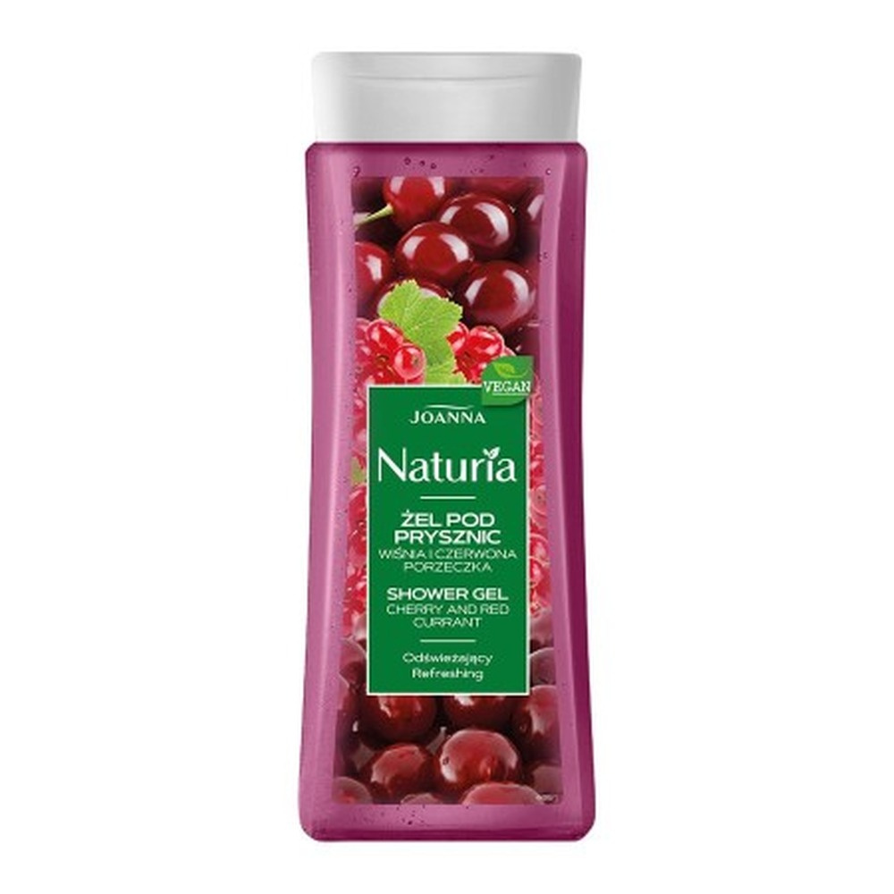 Joanna Naturia Żel pod Prysznic Wiśnia i Czerwona Porzeczka 300ml