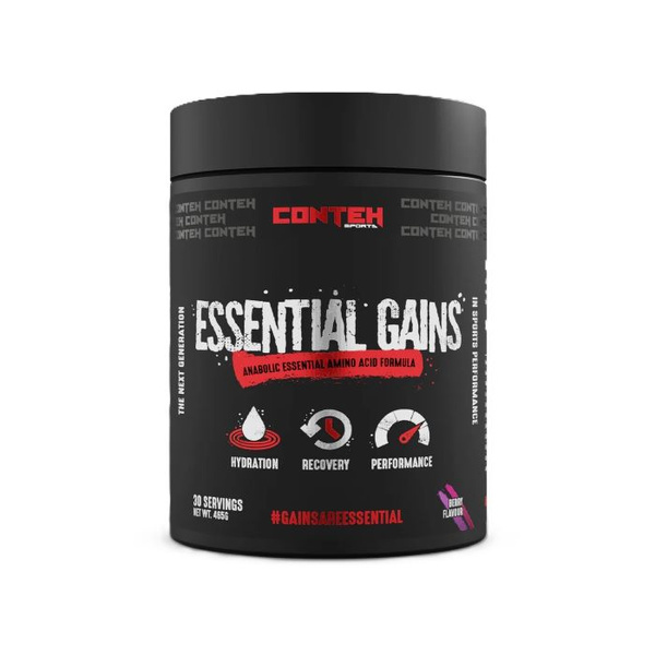 Conteh Sports Essential Gains EAA Powder for Muscle Growth and Recovery 465g