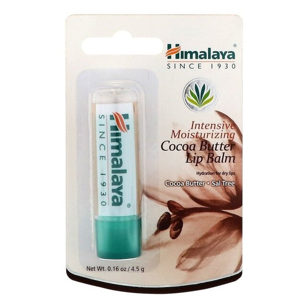 Himalaya Intensive Moisturizing Cocoa Butter Intensywnie Nawilżający Balsam do Ust z Masłem Kakaowym 4.5g