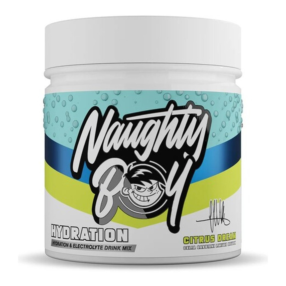 Naughty Boy Hydration Citrus Dream Electrolyte Drink Powder For Hydration and Performance 255g