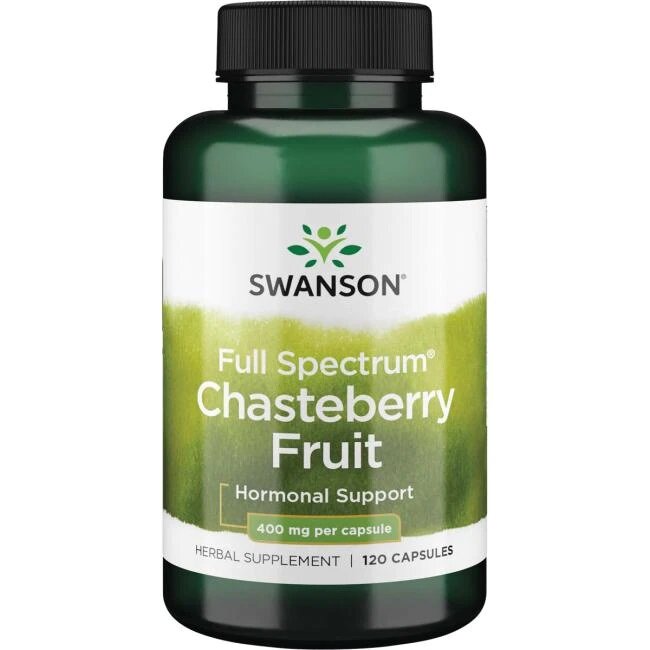 Swanson Full Spectrum Chasteberry Fruit 400mg 120 Capsules