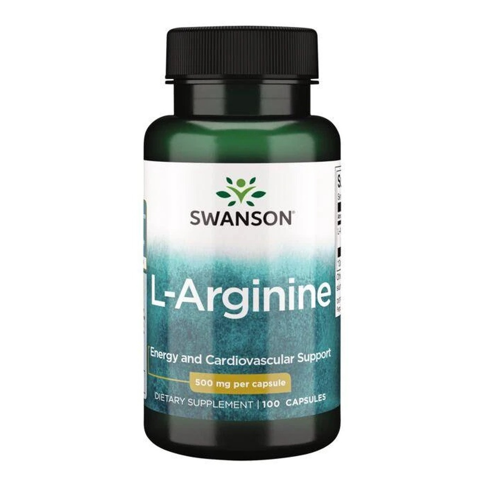 Swanson L-Arginine, 500mg - 100 caps