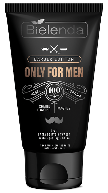 Bielenda Only for Men Barber Edition Face Cleansing Paste 3in1 150g