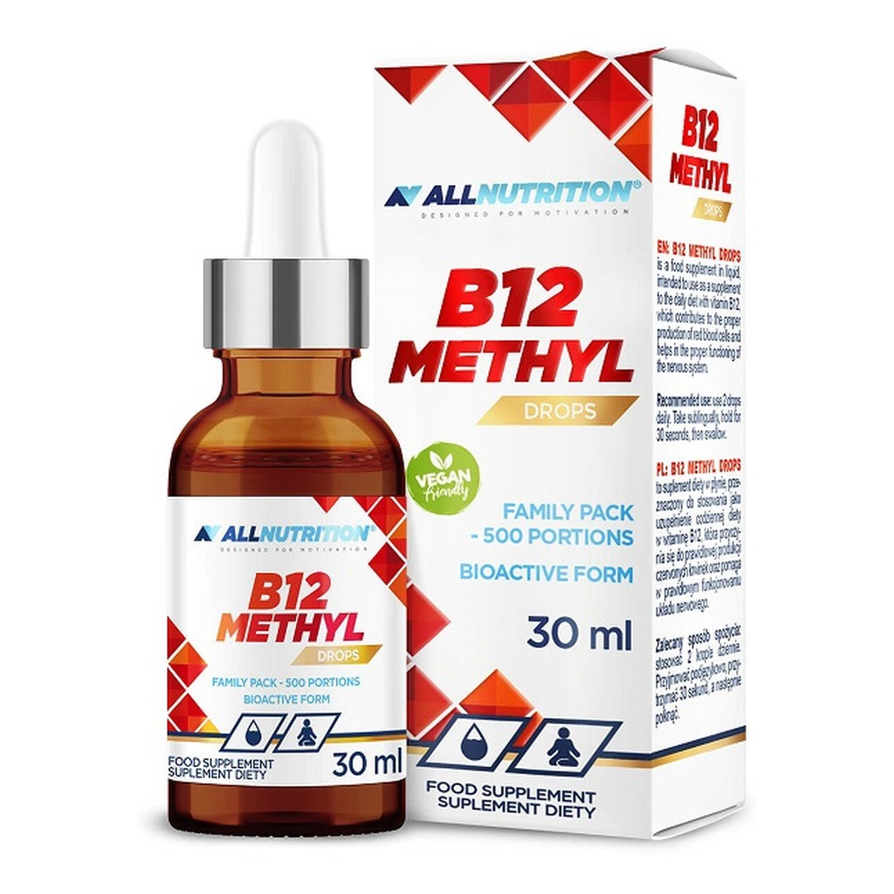 Allnutrition B12 Methyl Drops Witamina B 12 w Kroplach 30ml
