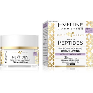 Eveline Elixir Of Youth Multi Peptydy Modelujący Owal Twarzy Krem-Lifting dla Skóry Dojrzałej 70+ 50ml