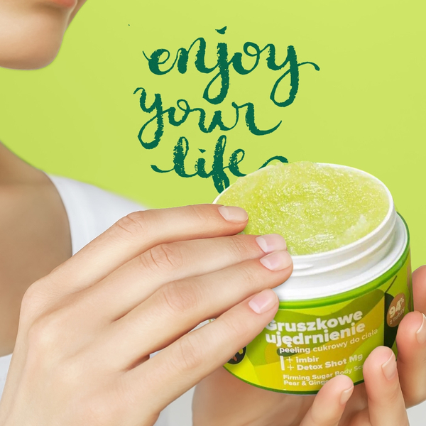 Tutti Frutti Firming Sugar Body Peeling Pear and Ginger Detox Shot Mg 300g