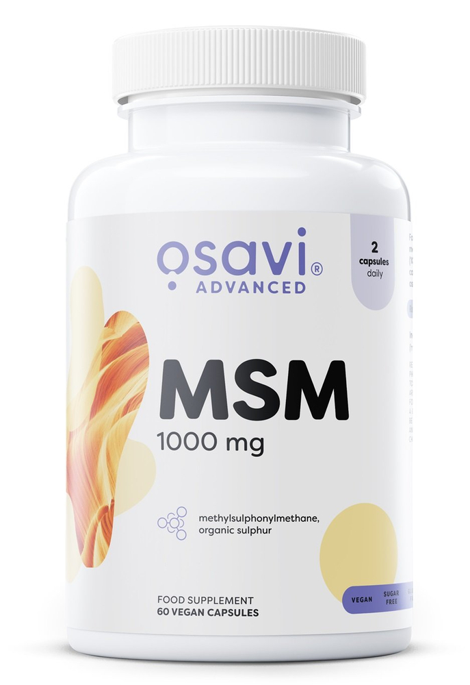 Osavi MSM 1000mg 60 kapsułek na stawy i skórę