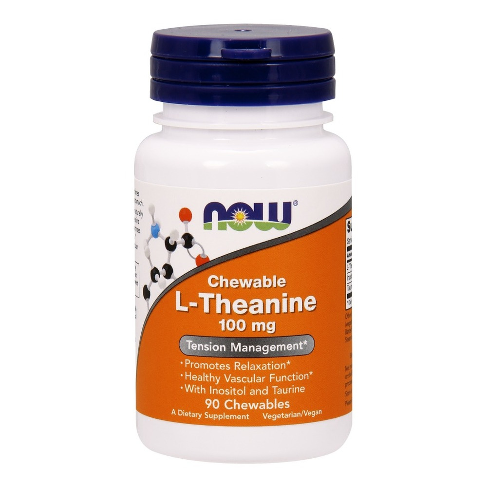 L-Theanine with Inositol and Taurine, 100mg - 90 chewables