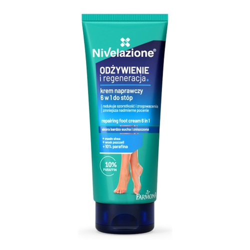 Nivelazione Nourishment and Regeneration Repair Cream 6in1 for Foot for Very Dry and Damaged Skin 75ml
