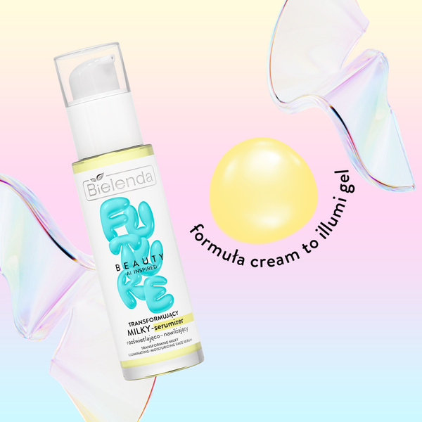 Bielenda Future Beauty Transformujacy Rozświetlająco - Nawilżający Milky - Serumizer dla Skóry Suchej i Odwodnionej 30ml