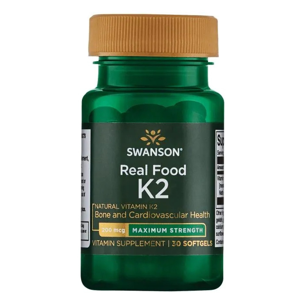 Swanson Vitamin K-2 - Natural 200mcg 30 Softgels