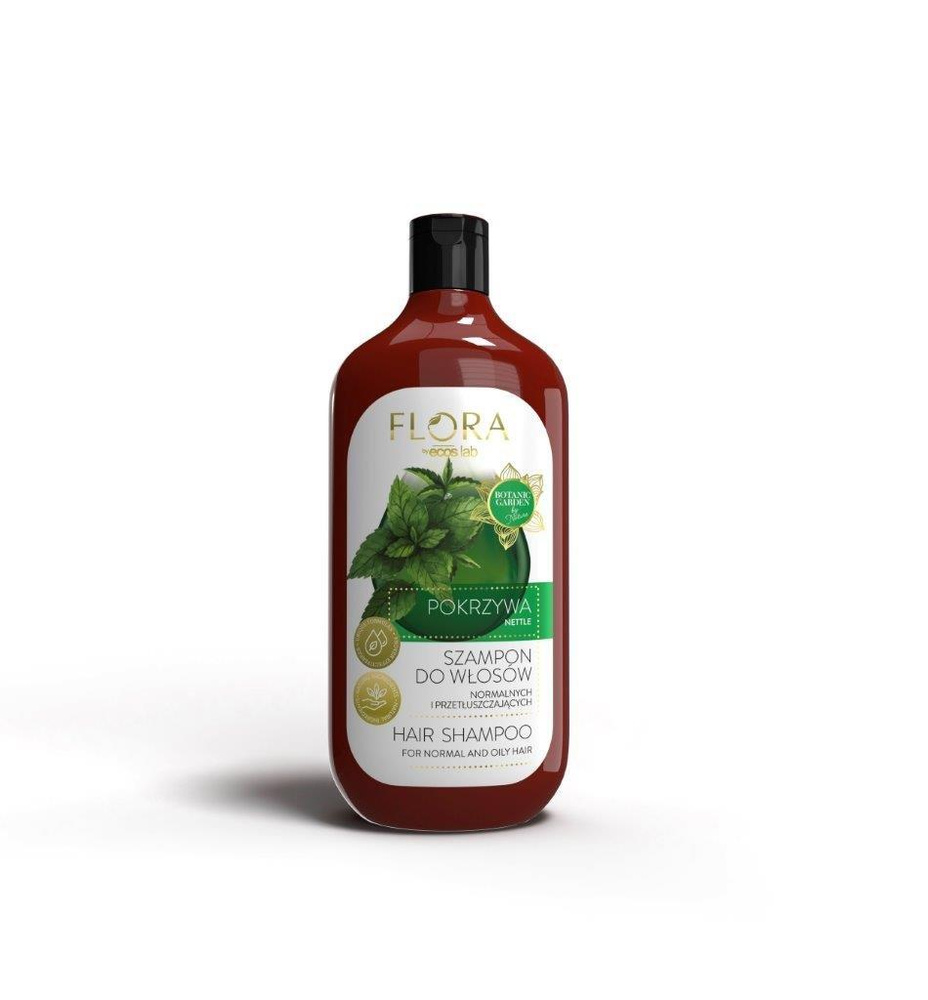 Flora by EcosLab Nettle Shampoo for Normal and Oily Hair 500ml