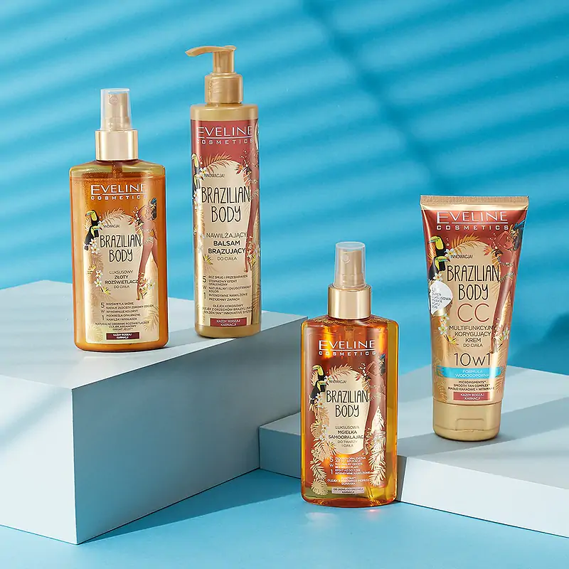 Eveline Brazilian Body Luxurious Golden Body Highlighter 150ml