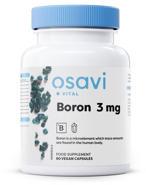 Osavi Boron 3mg 60 vegan caps for bone health