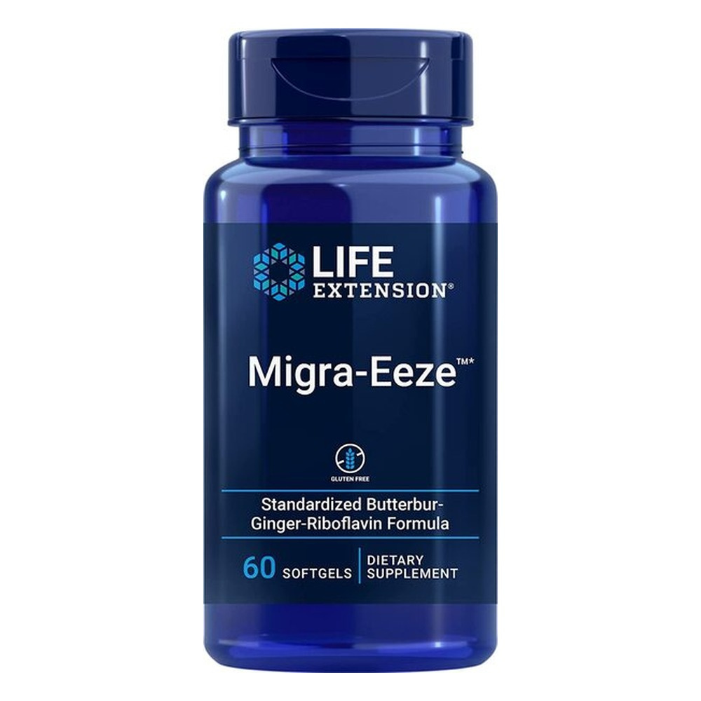 Life Extension Migra-Eeze Suplement na Komfort Głowy 60 Kapsułek Miękkich