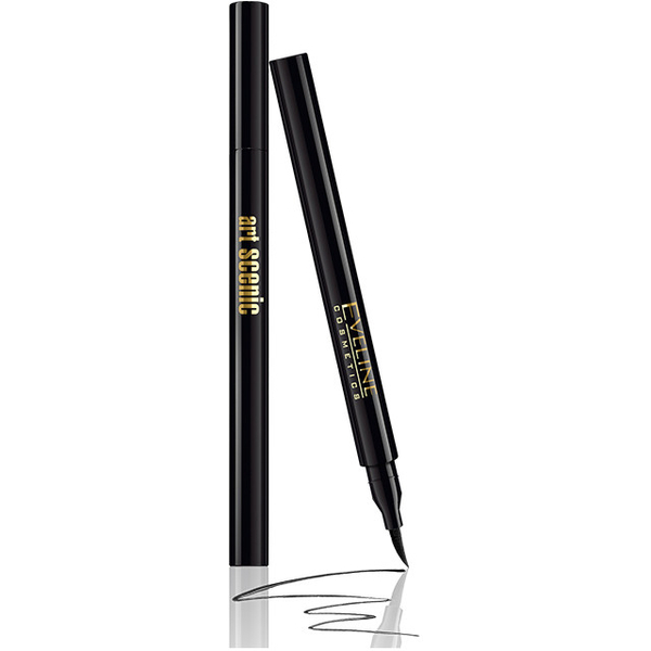 Eveline Art Professional Make Up Wodoodoporny Eyeliner w Pisaku Czarny 1,8g