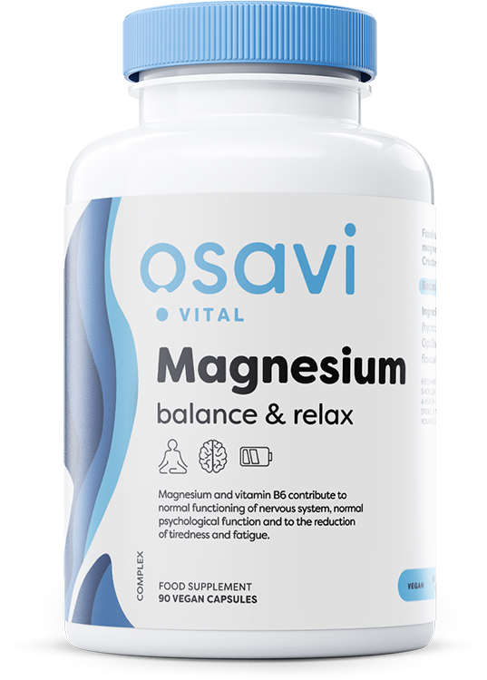 Osavi Magnesium Balance & Relax 90 vegan caps for Stress Relief and Relaxation