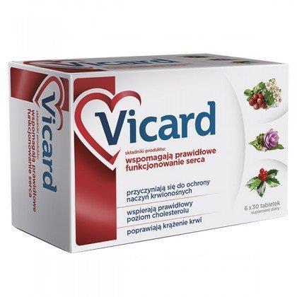 Vicard for Blood Circulation and Heart Functioning Support 180 Tablets