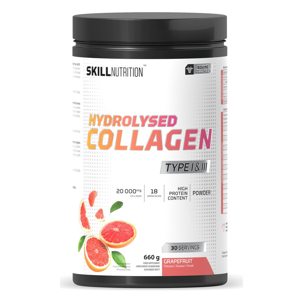 Hydrolysed Collagen Type I & III, Grapefruit - 660g