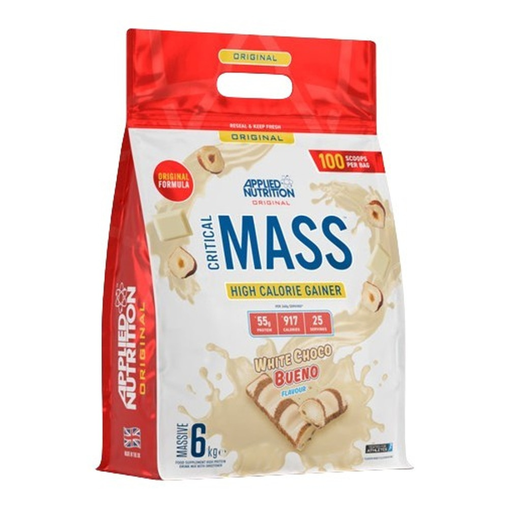 Applied Nutrition Critical Mass Original Gainer, Biała czekolada i orzech laskowy 6000g