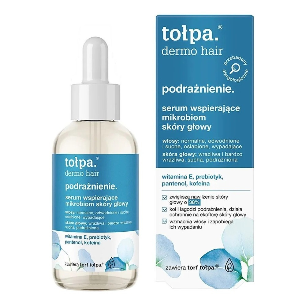 Tolpa Dermo Hair Serum do Podrażnionej Skóry Głowy Wspierające Mikrobiom 75ml