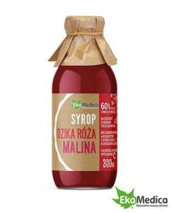 EkaMedica Raspberry and Rosehip Syrup with Natural Vitamin C 300ml