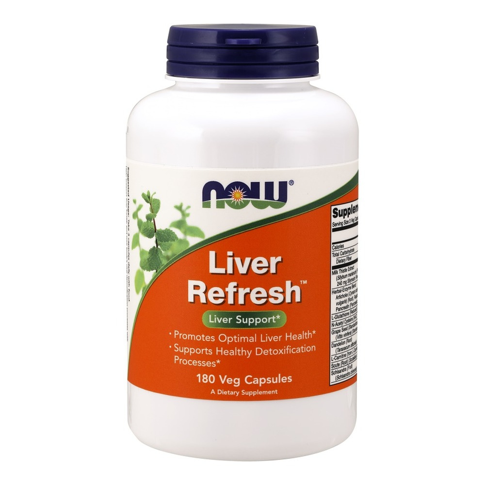 NOW Foods Liver Refresh Supplement for Liver Health and Detoxification 180 Vcaps