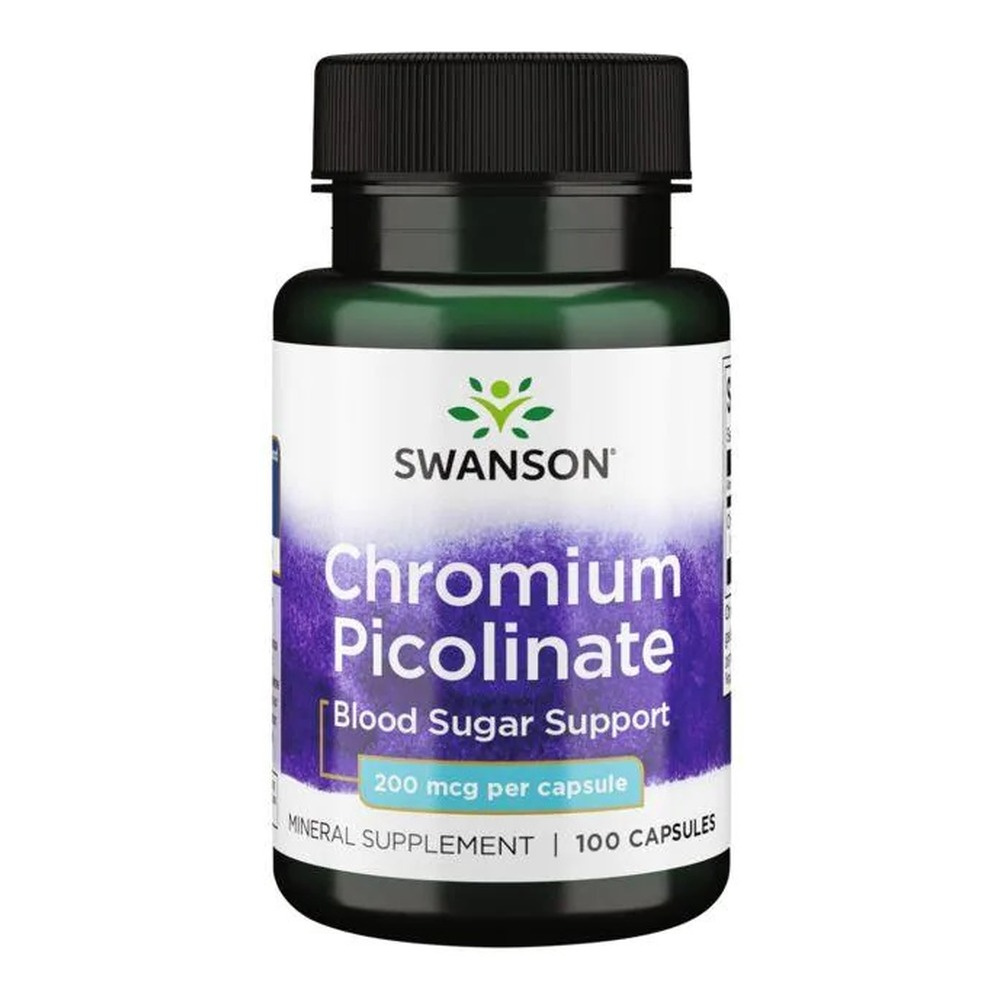 Swanson Chromium Picolinate 200mcg 100 Kapsułek