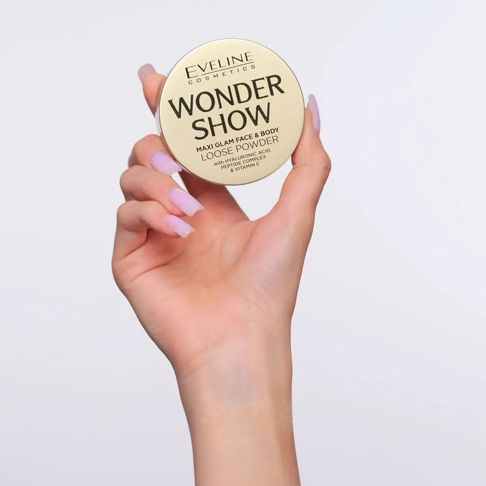 Eveline Wonder Match Loose Powder Illuminating Face and Body Maxi Glam 6g