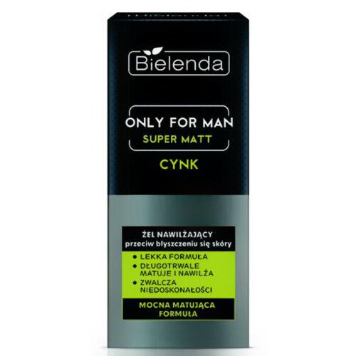 Bielenda Only for Men Żel Nawilżający przeciw Błyszczeniu Skóry Super Mat 50ml