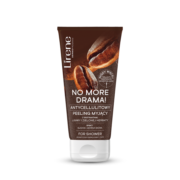 Lirene No More Drama! Anti-Cellulite Sugar Peeling with Coffee and Green Tea Extracts 175g