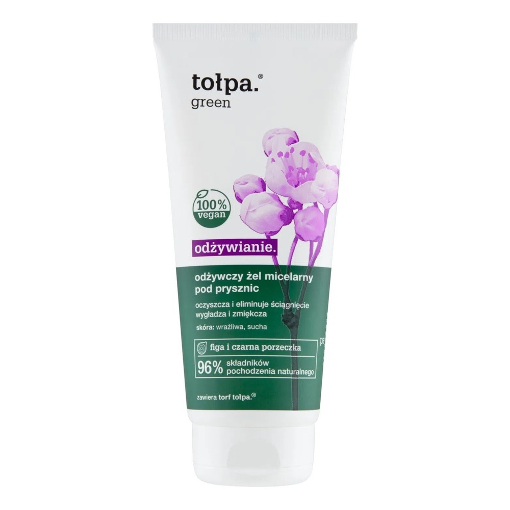 Tołpa Green Odżywczy Micelarny Żel pod Prysznic Łagodne Oczyszczanie 200ml