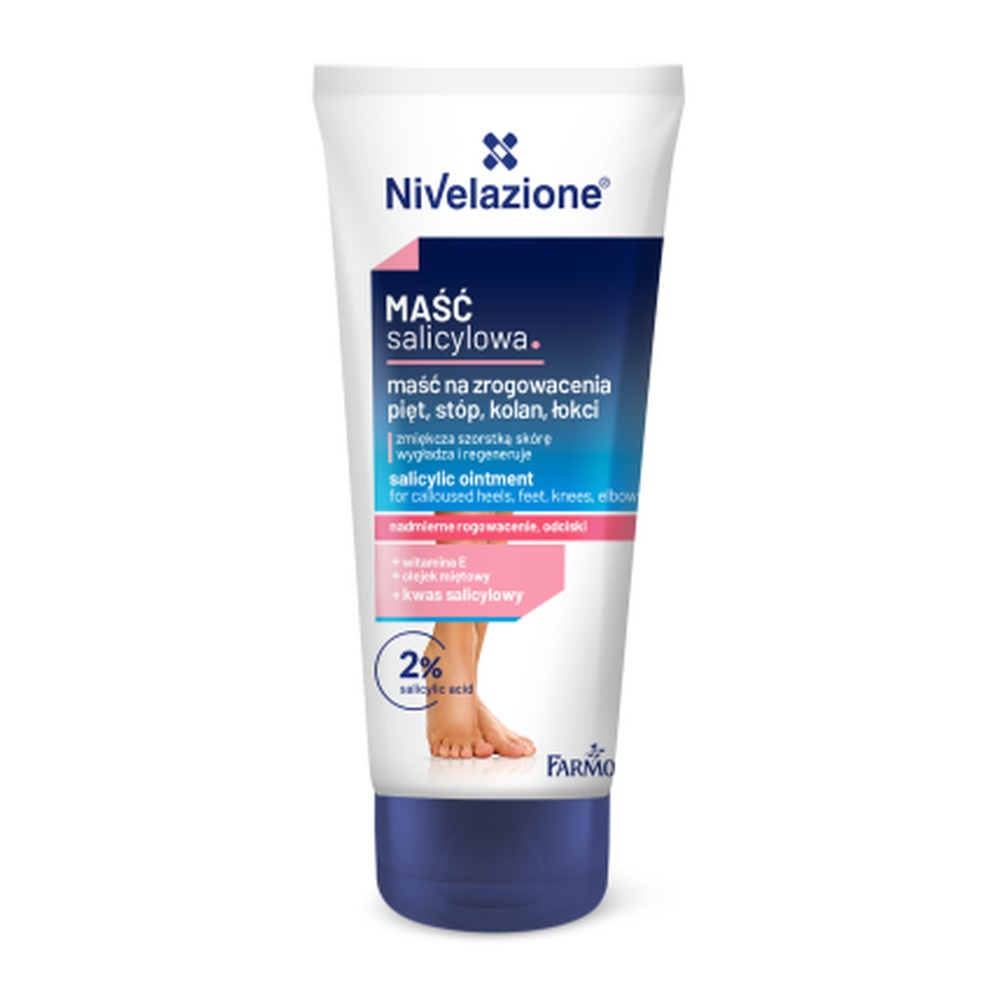 Nivelazione Maść Salicylowa na Zrogowacenia Pięt Stóp Kolan Łokci 75ml