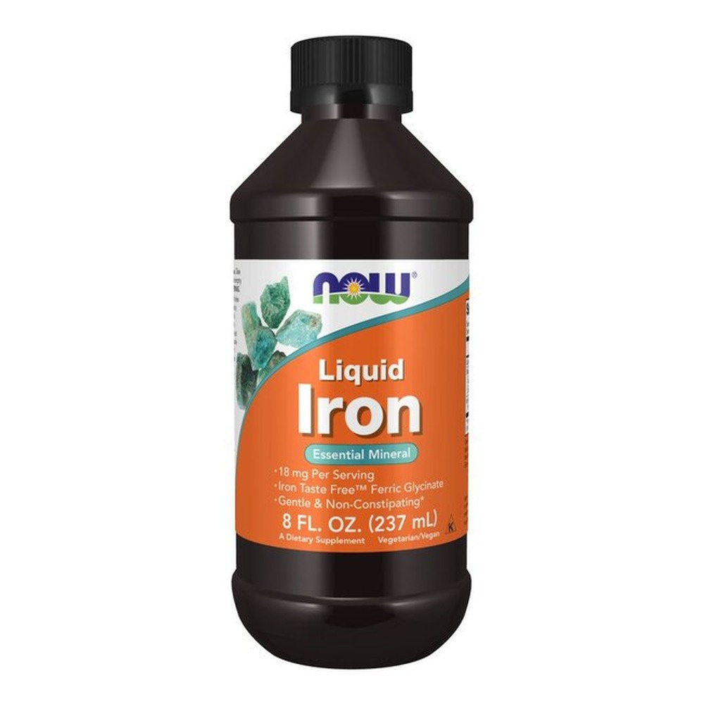 NOW Foods Liquid Iron Supplement for Energy and Immune Support 237ml