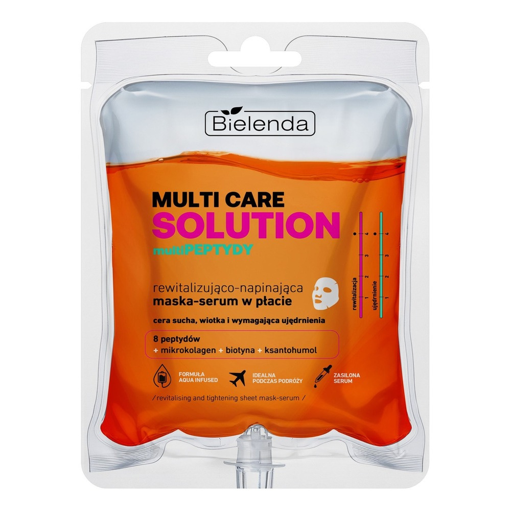 Bielenda MultiPeptides Revitalizing and Tightening Sheet Mask-Serum