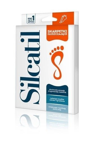 Silcatil Exfoliating Moisturizing Socks Removes Calluses 1 pair
