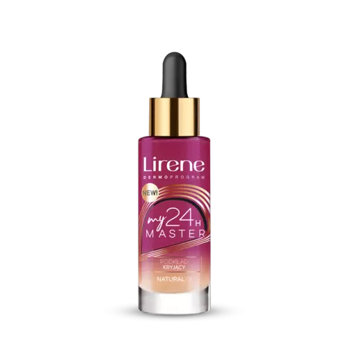 Lirene My 24H Master Covering Foundation Podkład Kryjący Nr 01 Natural 30ml